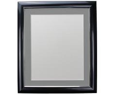 FRAMES BY POST Cadre Photo pour Affiche Soda de, Plastique, Charbon, 45 x 30 cm Image Size 14 x 8 inch