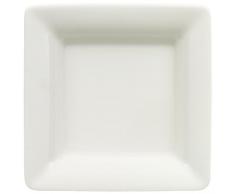 Villeroy & Boch Pi Carré Coupelle plate, 9x9 cm, Porcelaine Premium, Blanc