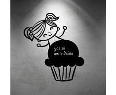 Asir Group LLC eTJ - 76 Pushy Autocollant Mural dÃ©coratif Noir