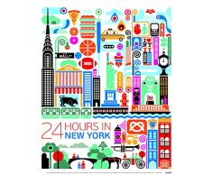 Affiche 24x30 cm New York Fernando VOLKEN TOGNI
