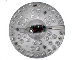 LED Atomant Plafonnier aimantÃ© pour transformer en LED un Downlight. 24 W, blanc chaud 3000 K. 2000 lumens rÃ©els, 180 x 180 x 30 mm.