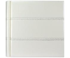 Zep SKY66 Album Photo Traditionnel 80 Pages Cuir Blanc 30 x 30 cm