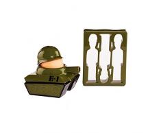 Paladone Products Egg Splode Tank Coquetier et emporte-piÃ¨ces pour Toast, Multicolore