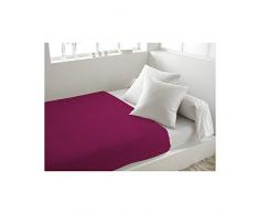 Soleil dOcre 216822 Drap Plat coton 57 Fils Cassis 260 x 300 cm