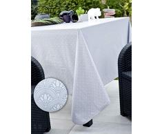 CALITEX Nappe Toile Cirée Eventail Gris (140 x 200 cm)