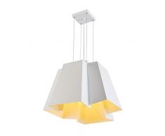 SOBERBIA 53, suspension, carrÃ©e, blanche, 6 SMD LED, 6x 3,3W, 2700K