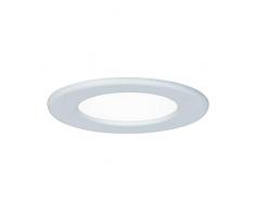 Paulmann 92058 Kit encastrÃ©s Quality Panneau LED, rond, 1x6W, 4000K, 230V, 115mm, Blanc/Plastique