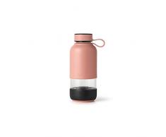 LÃ©kuÃ© 302018 Bouteille Ã Eau, Verre, Corail, 600 ml