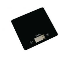 Terraillon Balance de Cuisine, Tare, Conversions Liquides, Ultra-Fine, Portée 5 kg, Classic Black, Noir