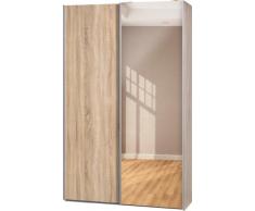 CS Schmalmöbel 75.569.051/40 Armoire à portes coulissantes Bois Chêne 42 x 120 x 193 cm
