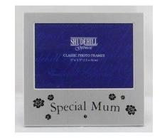 Cadre photo Special Mum, fête des Mères, argent satiné, 12 cm x 7,5 cm environ