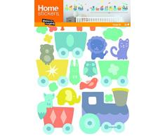 NOUVELLES IMAGES 170.001900.03 Sticker Mural, Papier, Multicolore, 69,5 x 49 x 0,1 cm