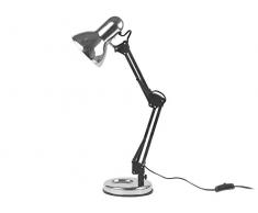 Leitmotiv LM674 Lampe Lumière de Table Ãclairage, Acier, Chrome, 25 W