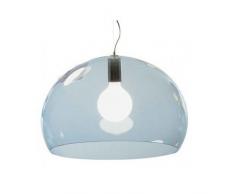 Kartell 9030K2 Lampe FL/Y (Bleu ciel transparent)