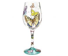 4056858 Verre de vin Â«Â Butterfly WishesÂ Â» de Lolita