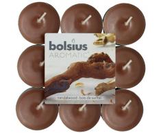 Ivyline Bolsius Bougie chauffe-plat parfumÃ©e Parfum bois de santal 16 x 38 mm Lot de 18
