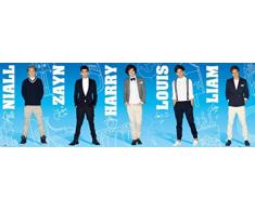 1art1 One Direction Poster de Porte - 1D Kiss You, Autographes (158 x 53 cm)