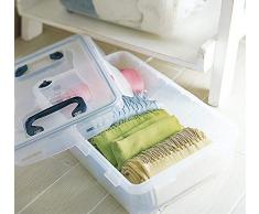 Lock&Lock 2059102 Boîte hermétique PP Classic rectangulaire avec poignée 10,0l, Plastique, Transparent