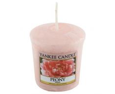 YANKEE CANDLE 1507695E 49 g Bougie Votive Pivoine, Combinaison, Rose, 4,7x4,5x5,3 cm