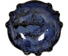 Amazing Cookware Bol à cannelures Décoré Bleu 25 cm