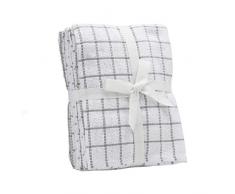 SENSIOHOME Torchons de Cuisine, 100% Coton Naturel, trÃ¨s Absorbant, Non Pelucheux, Doux et Ã©pais 5 Pack, Grand 45 x 65cm, Lavable en Machine, Torchon Chiffons Professionnel (Gris CLAR)