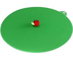 Lurch 210173 Couvercle de Tasse My lid-Pomme Ã275mm, Silicone, Vert, 27 cm