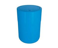 Spirella 10.17202 Cocco Poubelle de Salle de Bain Bleu
