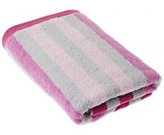 Lasa Home Draps 70x140, Collection Pure Stripes, Lila, 100% Coton, 70x140x1 cm