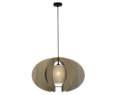 Brilliant 90127/71 Suspension, Textile, Bois Clair