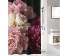 Kleine Wolke 5940428305 Rideau de Douche, 100% Polyester, Bordeaux, 180x200 cm