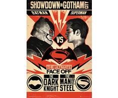 empireposter 739926Â Batman Vs Superman Face Off Dawn of Justice Film Movie Affiche Impression, Papier, Multicolore, 91,5Â x 61Â x 0,14Â cm