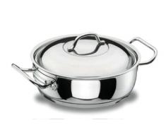 Lacor 72628 Profesional Plat Rond + Couvercle 28 cm