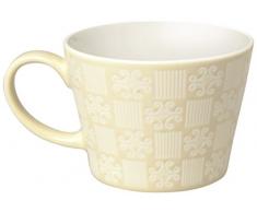 Excelsa Etnika Tasse Jumbo 415Â ML, Porcelaine, crÃ¨me, 11Â x 11Â x 8Â cm