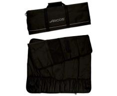 Arcos Trousse Couteaux - Trousse Couteaux to 12 pièces - 100% Polyester 730 x 510 mm - Couleur Noir (Couteaux Non Inclus)