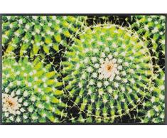 Wash+Dry Tapis, Surface en Polyamide, Vert, 50 x 75 cm