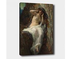 Bonamaison Peinture sur toile, multicolore, 50 x 70 cm - ConÃ§u et fabriquÃ© en Turquie