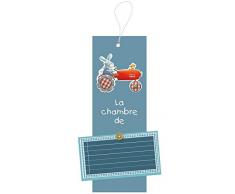 Titoutam T0990 Plaque de Porte Personnalisable Gaston Bleu