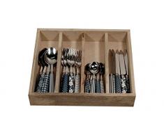 Campagne Ménagère de 24 Couverts Bleu