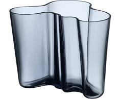 Alvar aalto Vase 160 mm, Verre, Bleu, L 19cm, B 20cm, H 16cm