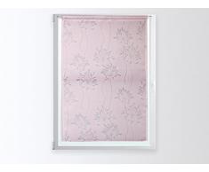 Soleil docre Brise bise en dÃ©vorÃ© 60x90 cm Fleur Rose, Polyester, 90x60 cm