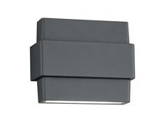 Trio Leuchten Applique Murale dExtÃ©rieur, aluminium, intÃ©grÃ©, 4,5Â W, anthracite, 5Â x 13,5Â x 10,5Â cm