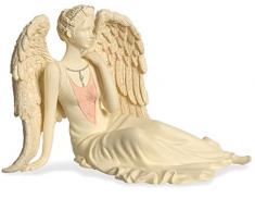 Angelstar Reflets Gamme Figurine Ange Platinum, en métal, Multicolore
