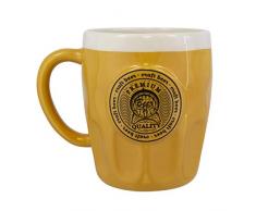 Paladone Tasse en cÃ©ramique en Forme de Pinte de biÃ¨re | Grande Tasse Ã cafÃ© ou thÃ© | Une faÃ§on Unique et Super Amusante de Boire Votre Boisson prÃ©fÃ©rÃ©e, dorÃ©e