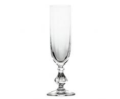 Cristal de Sèvres Choiseul Set de Verres de Champagne, Verre, 5 x 5 x 18.5 cm, Lot de 2
