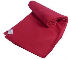 Couverture polaire thermotec 600 grs- Confort maximum - 100% polyester - OURSON - Framboise L5 - 180 x 220
