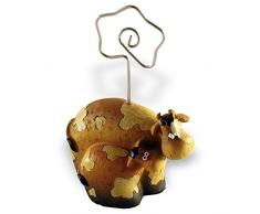 lachineuse Porte Photo Original Figurine Vache ET Veau - Objet Déco