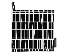 Finlayson Bouilloire coronna Support de, Coton, Noir/Blanc, 22Â x 22Â cm, Lot de 2