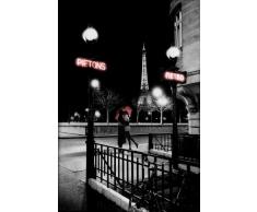 1art1 48150 Poster Paris Metro 91 x 61 cm