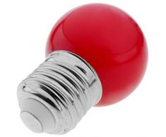 PrimeMatik Ampoule LED G45 E27 230 V AC 0,5 W lumiÃ¨re rouge (NT093)