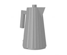 Alessi Plissé MDL06 G - Bouilloire électrique en résine thermoplastique, Gris Prise européenne.